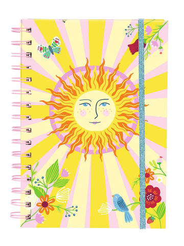 moses. Notizbuch "Shine Bright" in Rosa/ Gelb