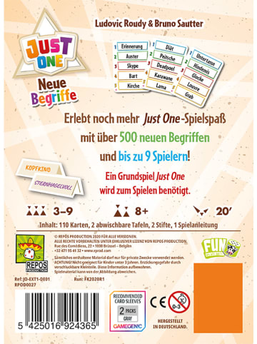 Asmodee Kaartspel "Just One - Nieuwe woorden" - vanaf 8 jaar