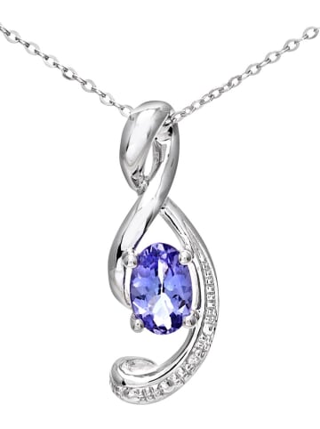 Revoni Weißgold-Halskette mit Anhänger - (L)46 cm