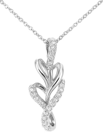 Revoni Weißgold-Halskette mit Anhänger - (L)46 cm