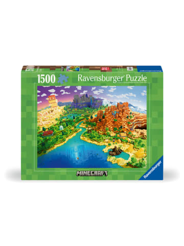 Ravensburger 1.500-częściowe puzzle "World of Minecraft" - 14+