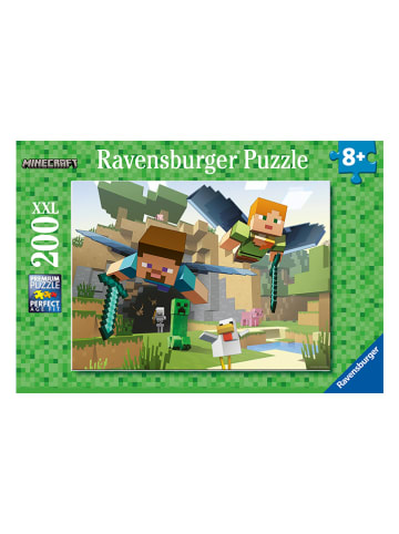 Ravensburger 200-delige puzzel "Minecraft - Dieren Avonturen" - vanaf 8 jaar