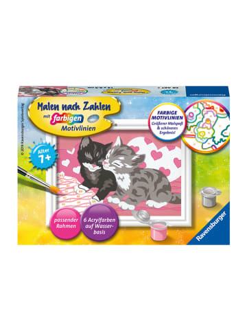 Ravensburger Malen nach Zahlen-Set "Kuschelkatzen" - ab 7 Jahren