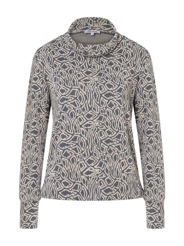 More & More Longsleeve in Grau/ Creme