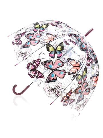 Le Monde du Parapluie Stockschirm in Transparent/ Bunt - Ø 85 cm