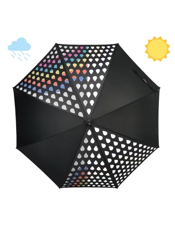 Soake Stockschirm in Schwarz/ Bunt - Ø 100 cm