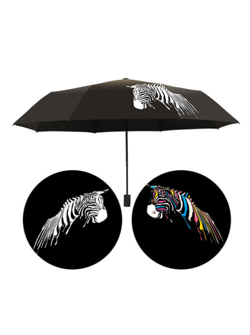 Le Monde du Parapluie Taschenschirm in Schwarz - Ø 95 cm