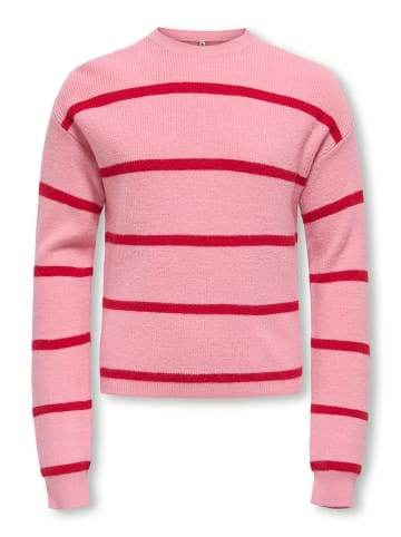 KIDS ONLY Pullover "Franca" in Rosa/ Rot