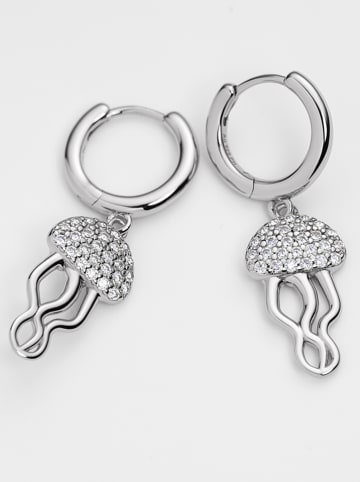 Paul Hewitt Silber-Creolen mit Edelsteinen