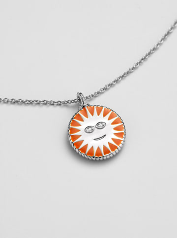 Paul Hewitt Srebrny naszyjnik z zawieszką - dł. 45 cm