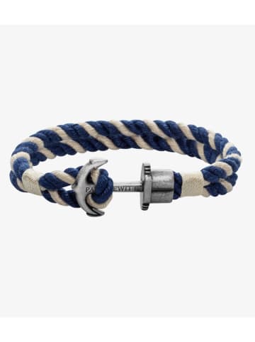 Paul Hewitt Armband crème/donkerblauw
