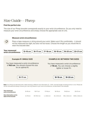 Paul Hewitt Bransoletka w kolorze kremowo-granatowym