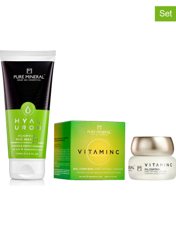 PURE MINERAL 2-częściowy zestaw do pielęgnacji twarzy "Vitamin C/ Hyaluron"