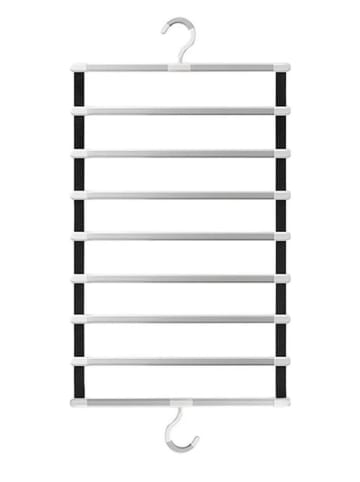 Joybos Hosenbügel in Schwarz/ Silber - (B)35,5 x (H)58,5 cm