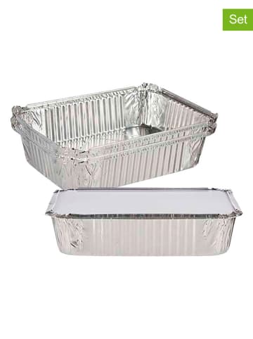 Joybos 3er-Set: Aluminium-Heißluftfritteusenformen - (L)25 x (B)19 cm