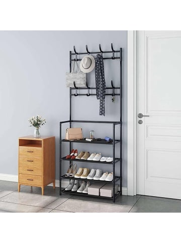 Joybos Garderoba w kolorze czarnym - 60 x 155 x 26 cm