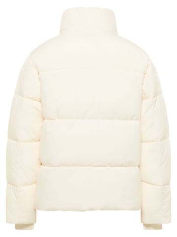 Mustang Doorgestikte jas crème