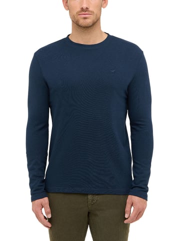 Mustang Longsleeve in Dunkelblau