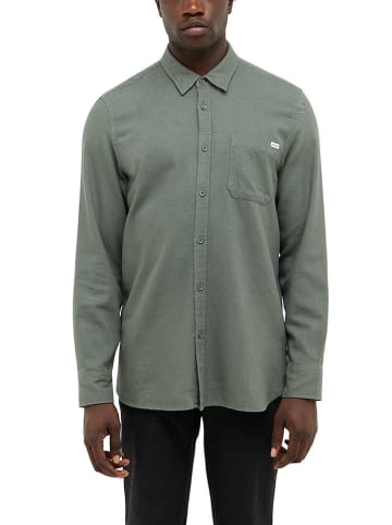 Mustang Koszula w kolorze zielonym