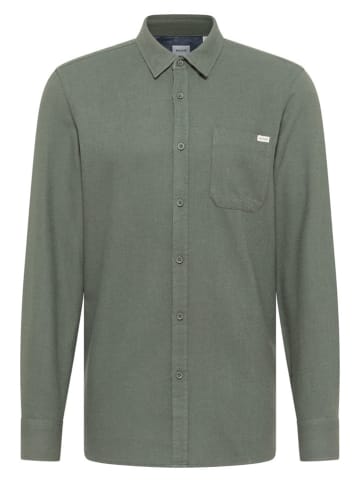 Mustang Koszula w kolorze zielonym