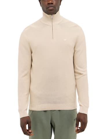 Mustang Sweter w kolorze beżowym