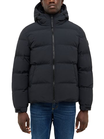 Mustang Doorgestikte jas zwart