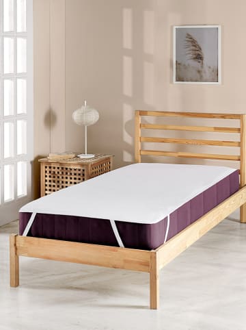 Elizabed Matrasbeschermer wit