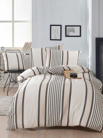 Elizabed Bettwäsche-Set in Creme