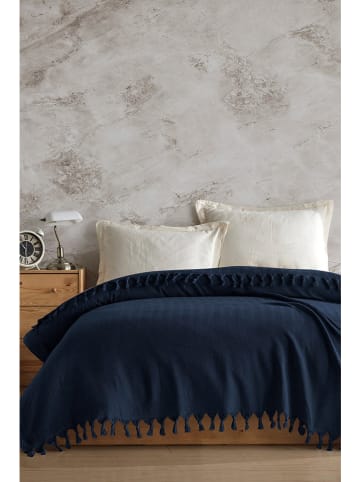 Elizabed Bedsprei donkerblauw