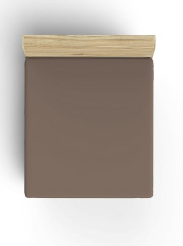 Elizabed Prześcieradło renforcé w kolorze brązowym na gumce