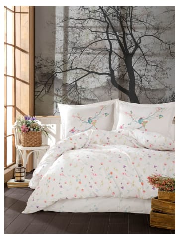 Elizabed Renforcé beddengoedset "Cappi" crème/meerkleurig