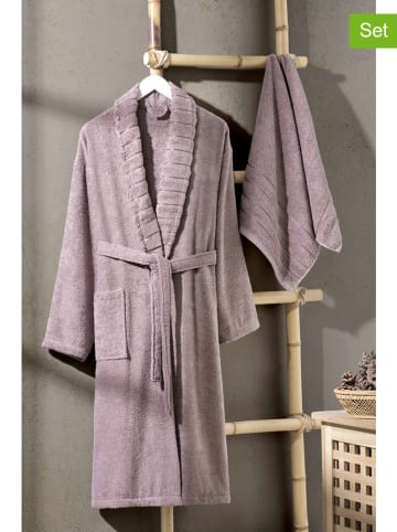 Elizabed 2-częściowy zestaw "Carla" w kolorze fioletowym