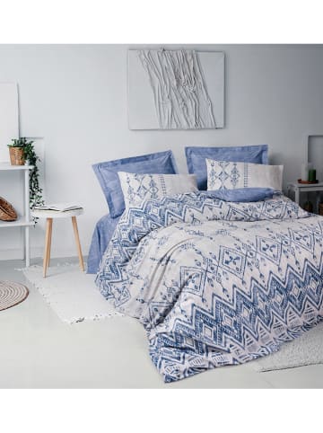 Elizabed Komplet pościeli renforcé w kolorze błękitnym
