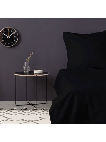 Elizabed Satin-Bettwäsche-Set in Schwarz