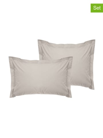Elizabed 2er-Set: Kissenhüllen in Beige
