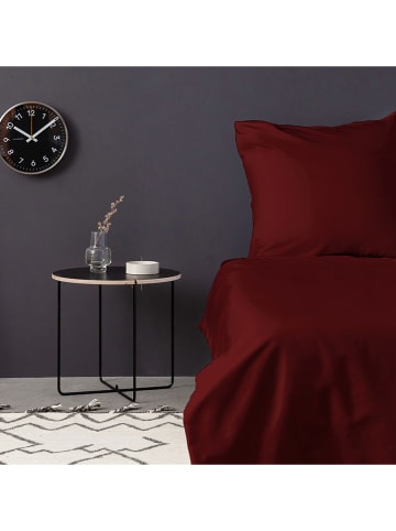 Colourful Cotton Satijnen beddengoedset bordeaux