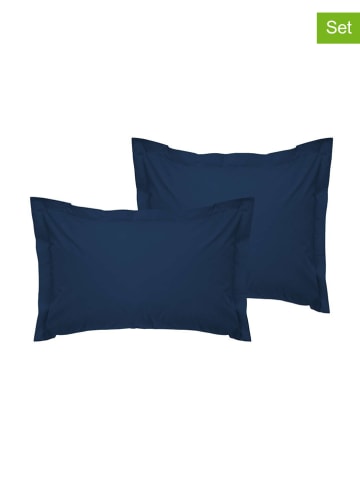Elizabed 2-delige set: kussenhoezen donkerblauw