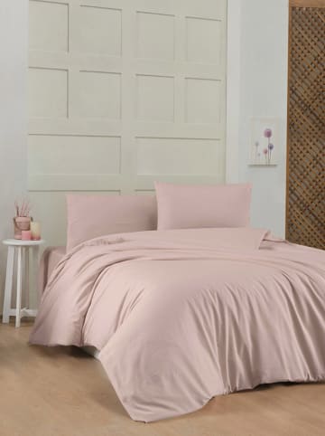 Elizabed Renforcé-Bettwäsche-Set in Rosa