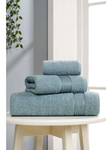 Elizabed 3-częściowy zestaw ręczników "Ezgi" w kolorze miętowym