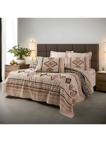 Elizabed Bedsprei lichtbruin