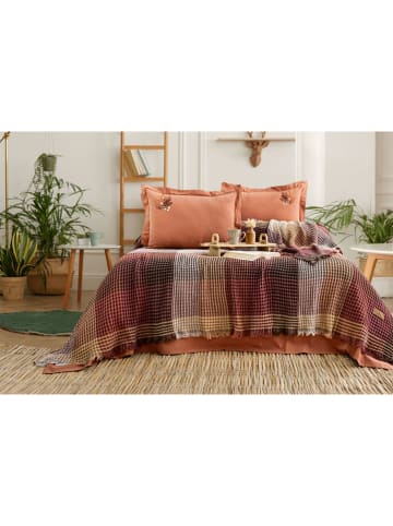 Elizabed 4-delige bedspreiset rood/crème