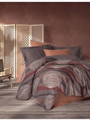 Elizabed Renforcé beddengoedset grijs