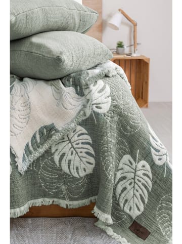 Elizabed 3-delige bedspreiset groen