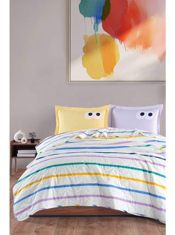 Elizabed Beddengoedset wit/meerkleurig