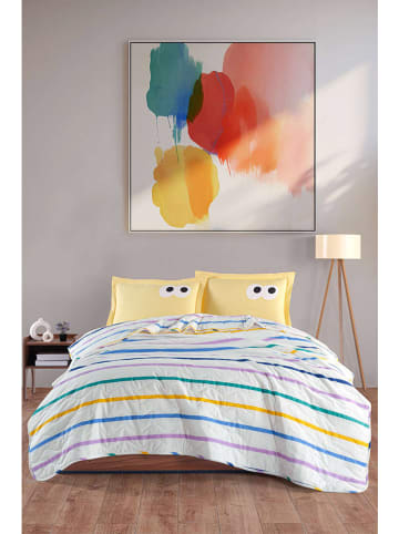 Elizabed Bettwäsche-Set in Weiß/ Bunt