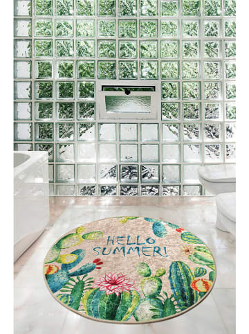 Elizabed Badvorleger in Rosa/ Grün