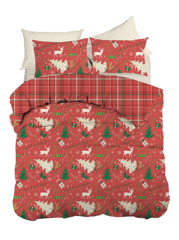 Elizabed Komplet pościeli renforcé w kolorze czerwonym