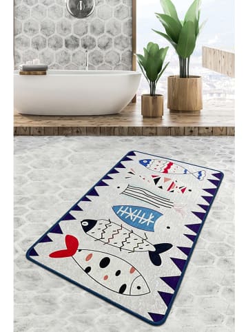 Elizabed Badmat grijs/meerkleurig