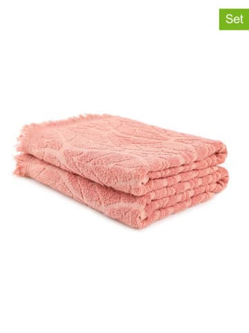 Elizabed 2er-Set: Duschtücher in Rosa