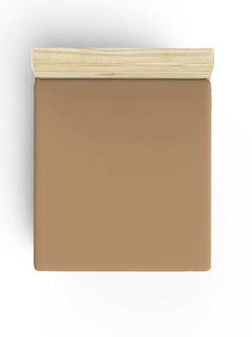 Elizabed Prześcieradło renforcé w kolorze jasnobrązowym na gumce